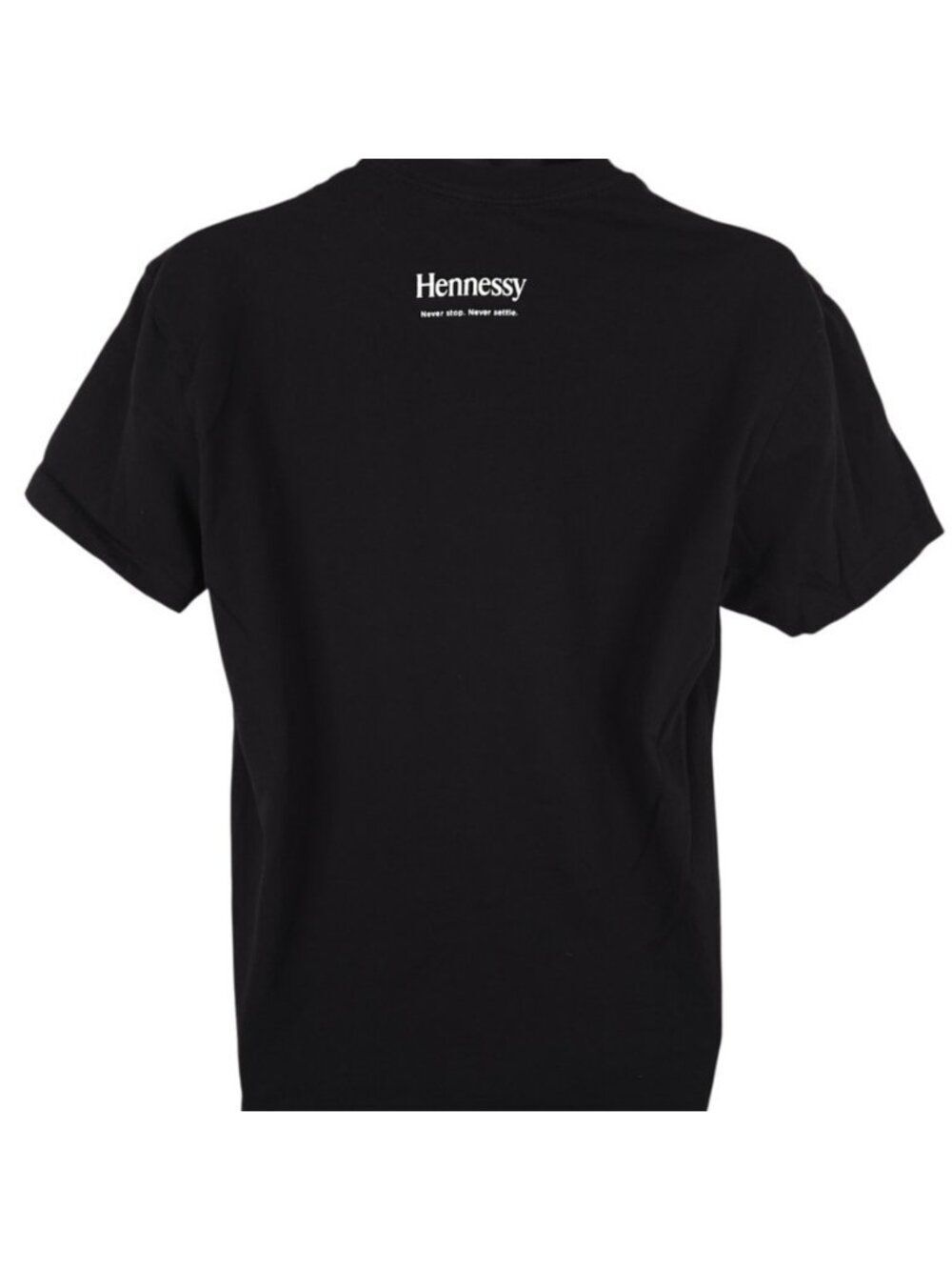 Hennessy T Shirt Mens Size Large Black Canelo Alvarez Cognac Never Stop Settle - Picture 4 of 7
